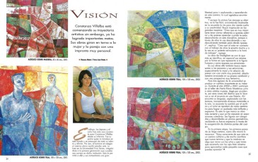"Visión" Revista Decoart. 2002
