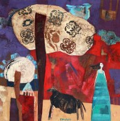 Copa de árbol, acrilico, 40x40. 2011